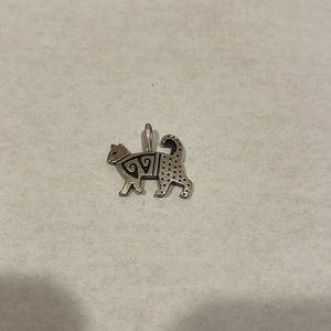Sterling Silver Cat Pendant